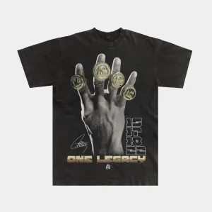 AntiBacterialTreatment Minimal Fit Curry One Legacy Vintage Mens Short Sleeve Shirt (Black)