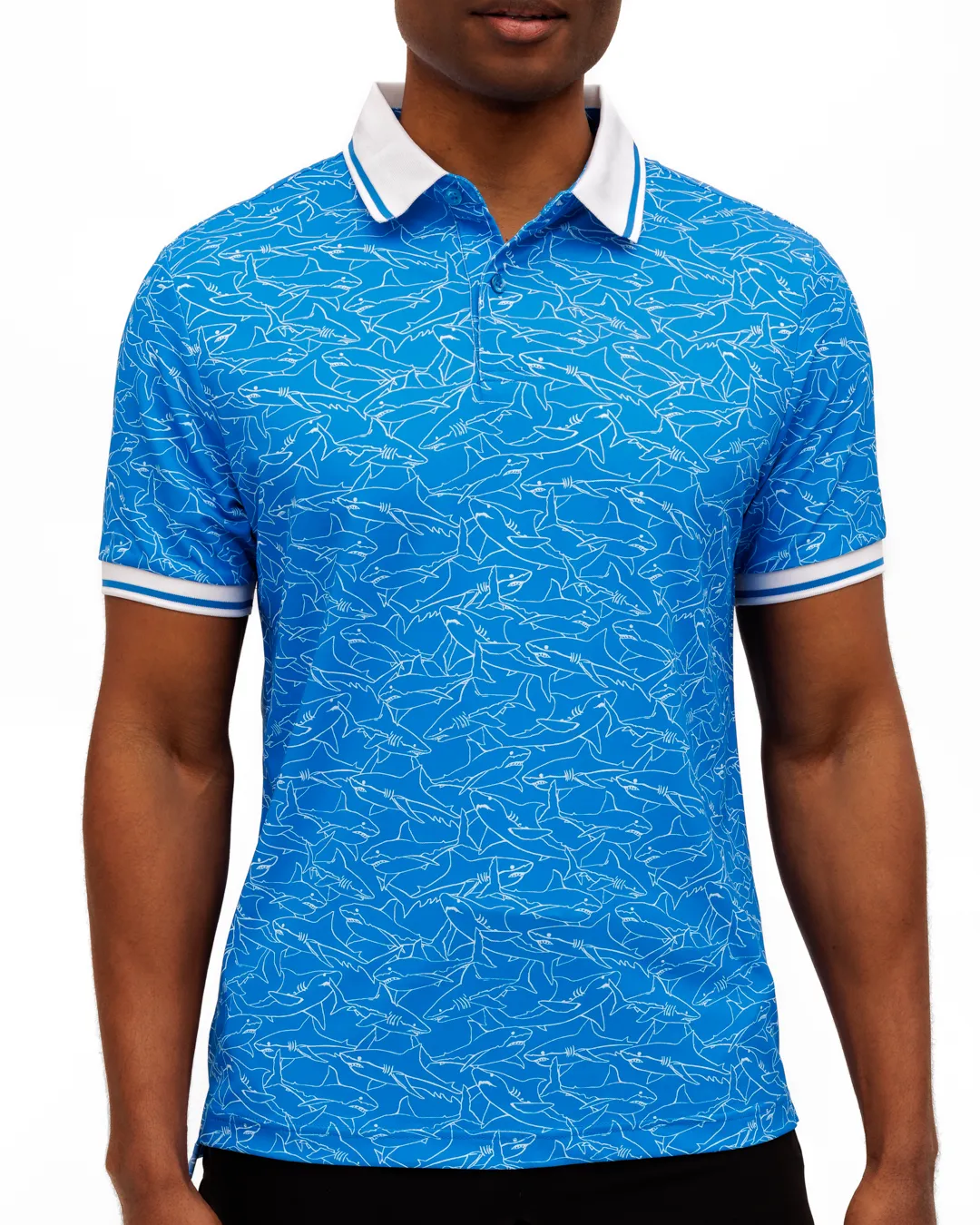 Minimal Design Matte Finish Apex Men's Pique Polo