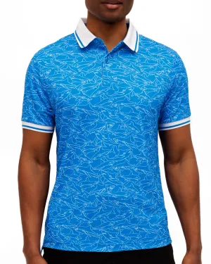 Minimal Design Matte Finish Apex Men's Pique Polo