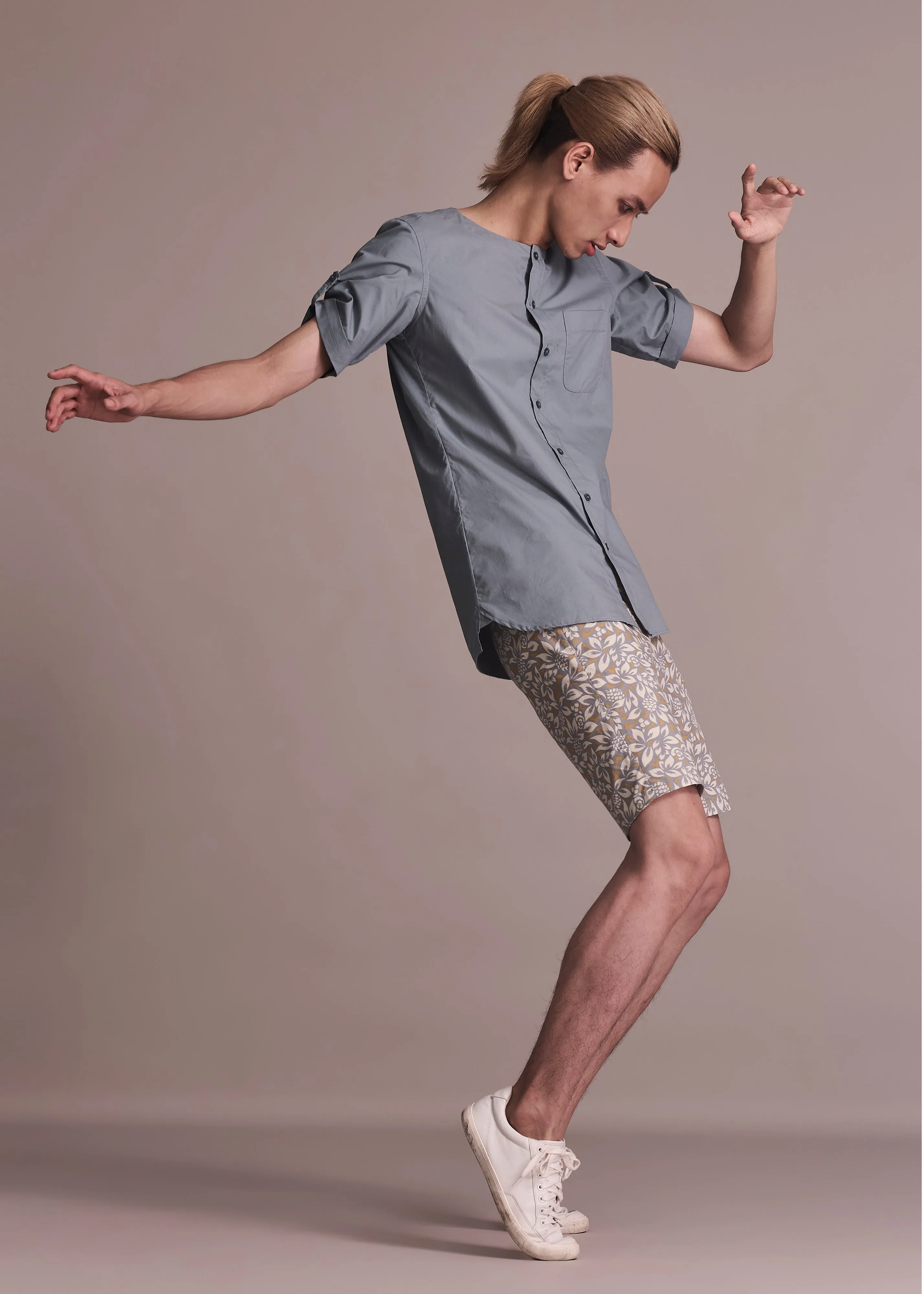 ARENGA - LIGHT DENIM Sporty Look Minimal Look