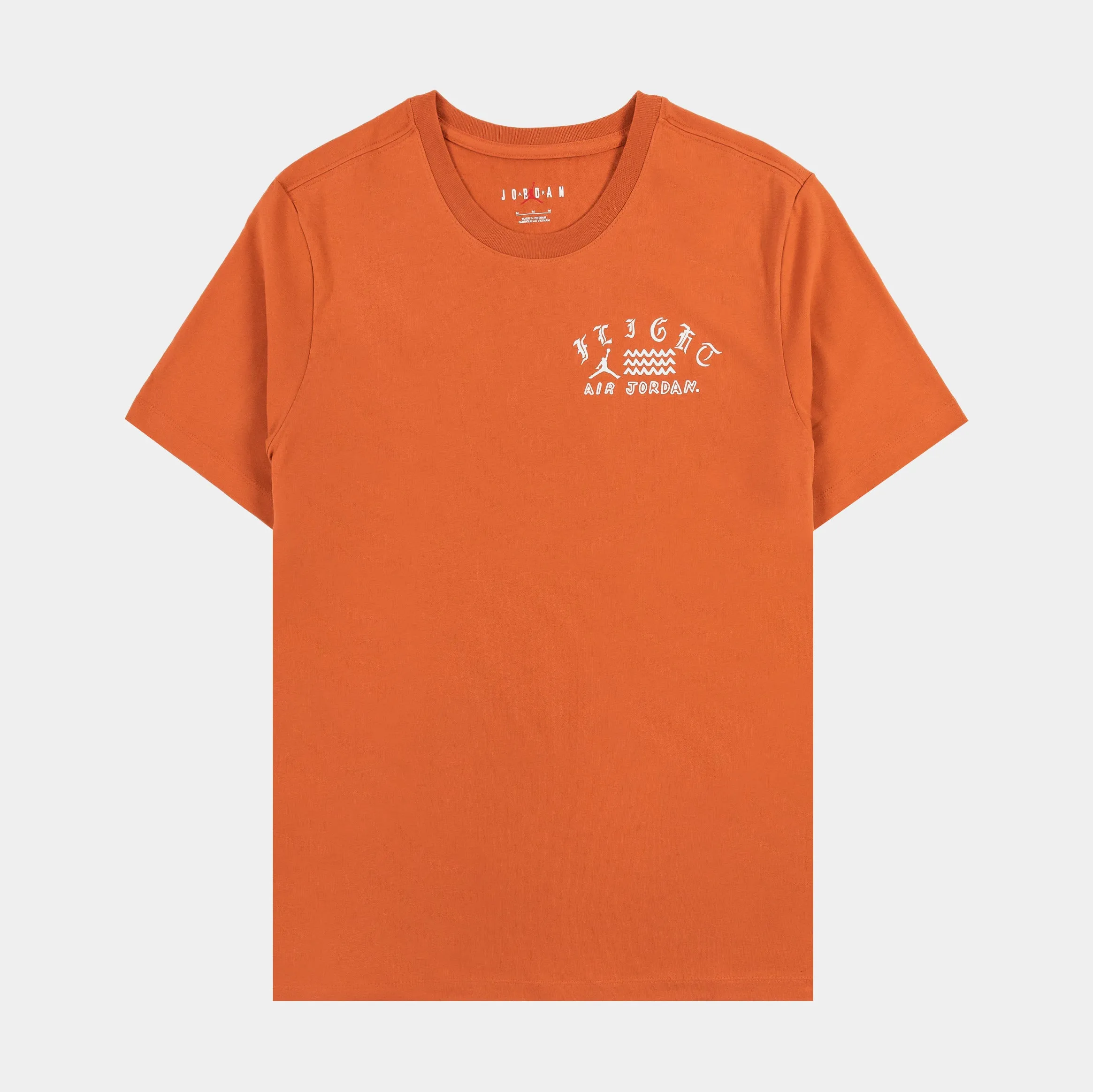 Artist Series by Umar Rashid Mens Short Sleeve Shirt (Orange) Heather Jersey Material
