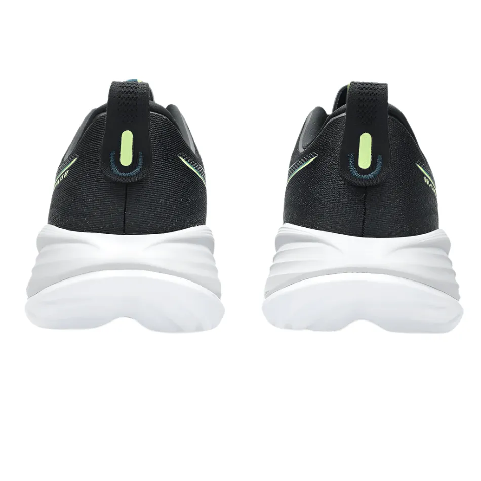 Comfort - First ASICS Men's GEL-CUMULUS 27 Running Shoes in Black/Lucid Yellow AW25