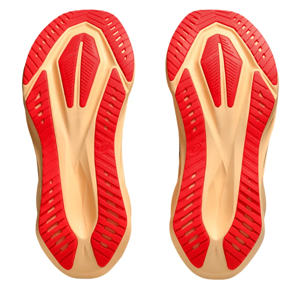 ASICS Men's NOVABLAST 5 Running Shoes in Midnight/Orange Glow AW25 running in solid colors