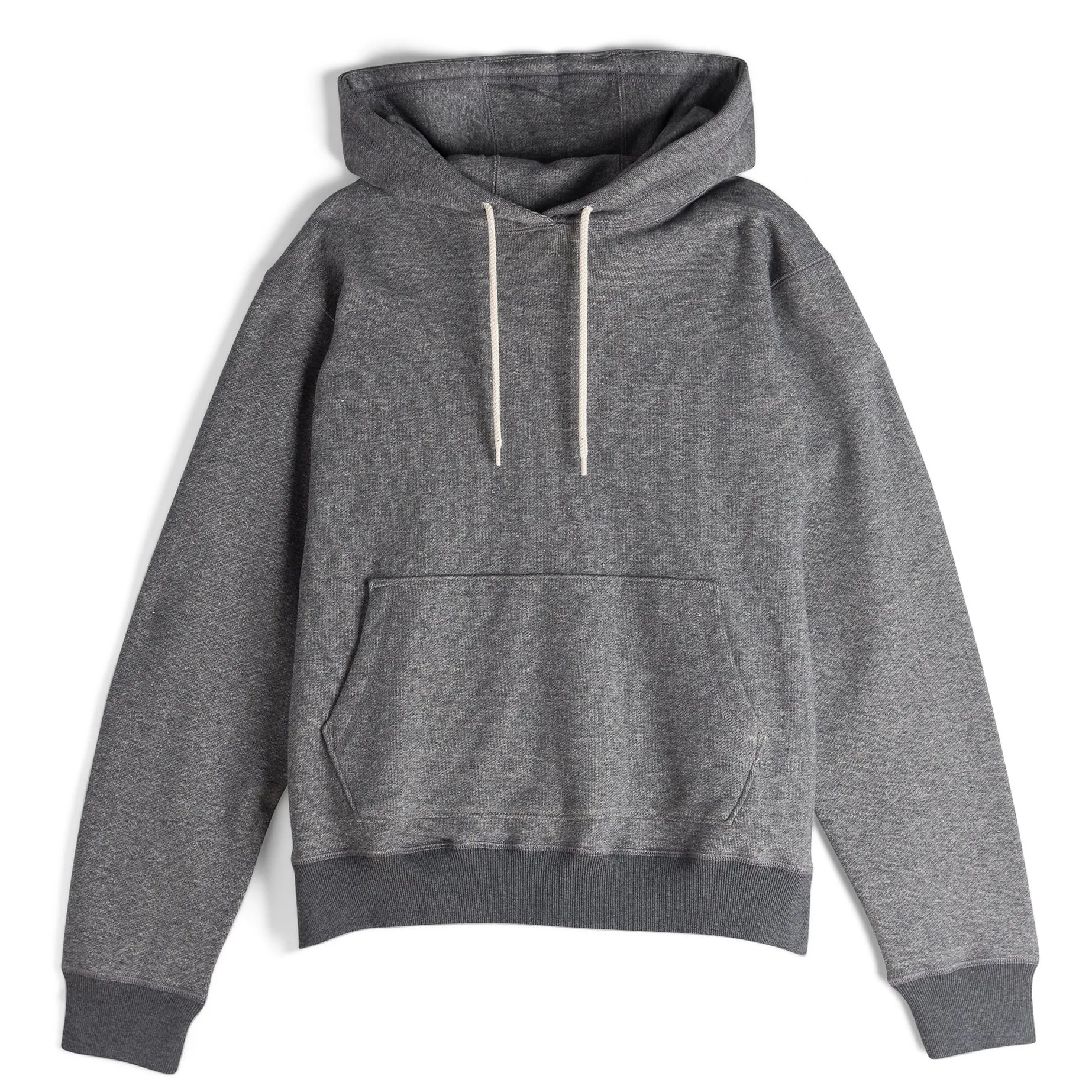 Pullover Hoodie - Heavyweight Terry - Charcoal Casual Elegance product availability