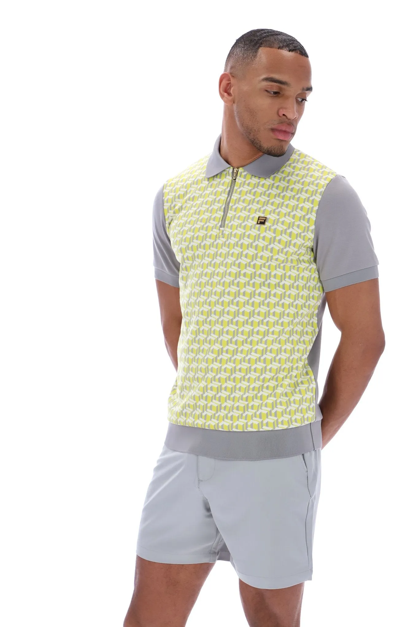 Easy to Style Axel Geo Jacqaurd Polo