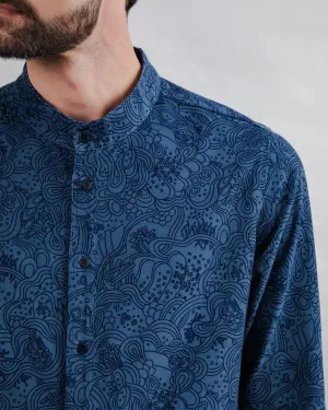 Baby Cord Noodles Mao Shirt Fashion Forward Weekend Wear