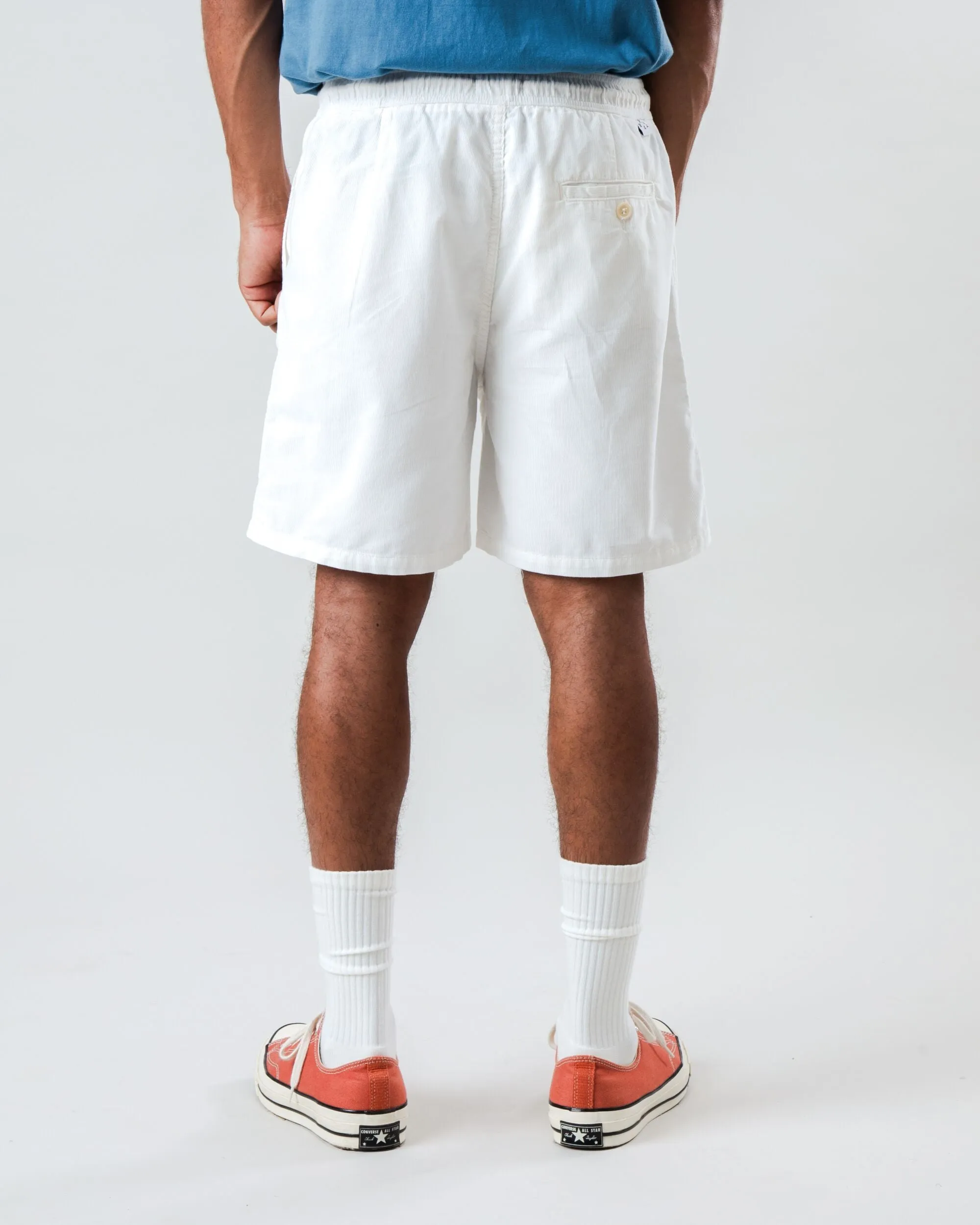 Lounge Ready Versatile Piece Baby Cord Short Ecru