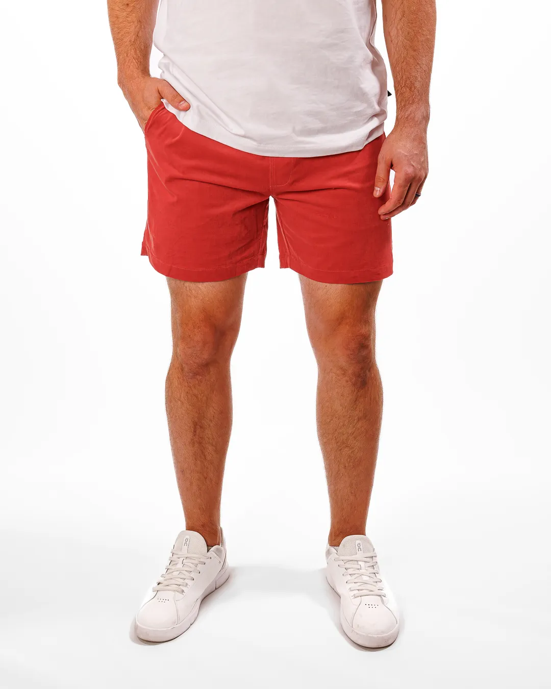 No Pressure Fit Sun Protection Fabric DayDrift Men's Shorts - Coral