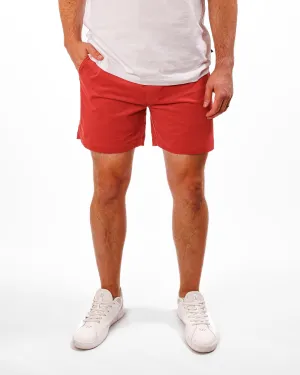 No Pressure Fit Sun Protection Fabric DayDrift Men's Shorts - Coral