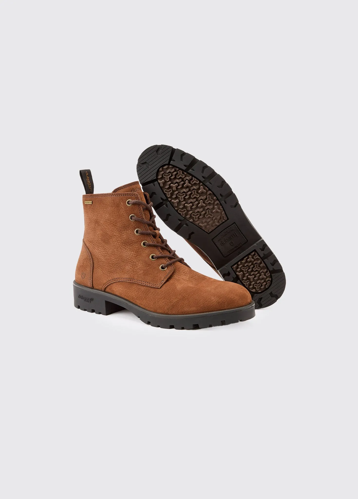 Soft Touch Ballywater Men??s lace up Country Boots - Walnut