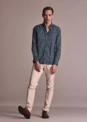 Backpacking Trip Lightweight Material BANYAN - PEONY KOI BLUE