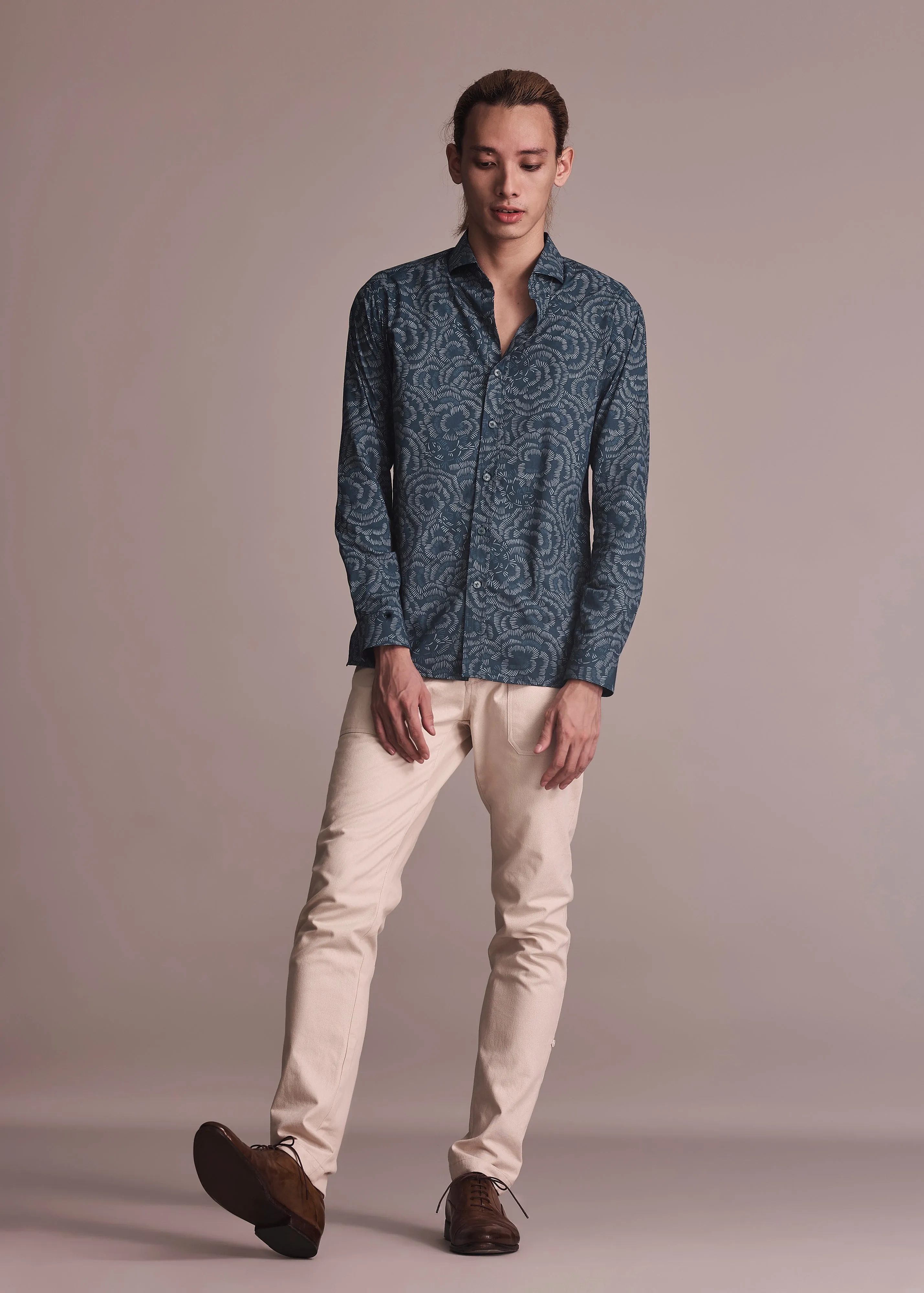 Backpacking Trip Lightweight Material BANYAN - PEONY KOI BLUE