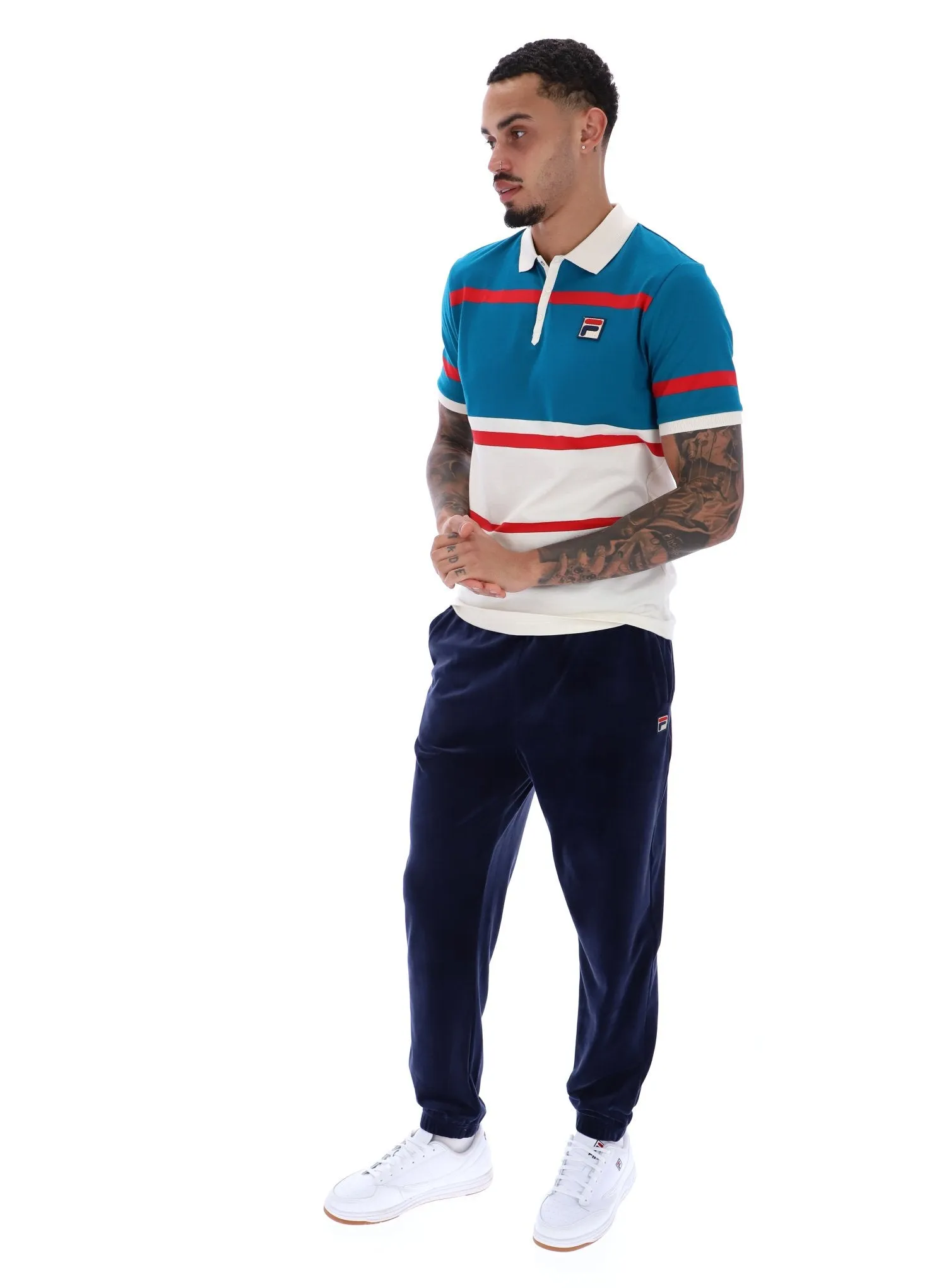 Boat Neck Clarkson Yarn Dye Stripe Polo