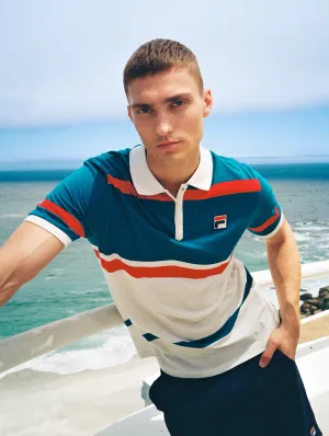 Clarkson Yarn Dye Stripe Polo Loose fitting comfort