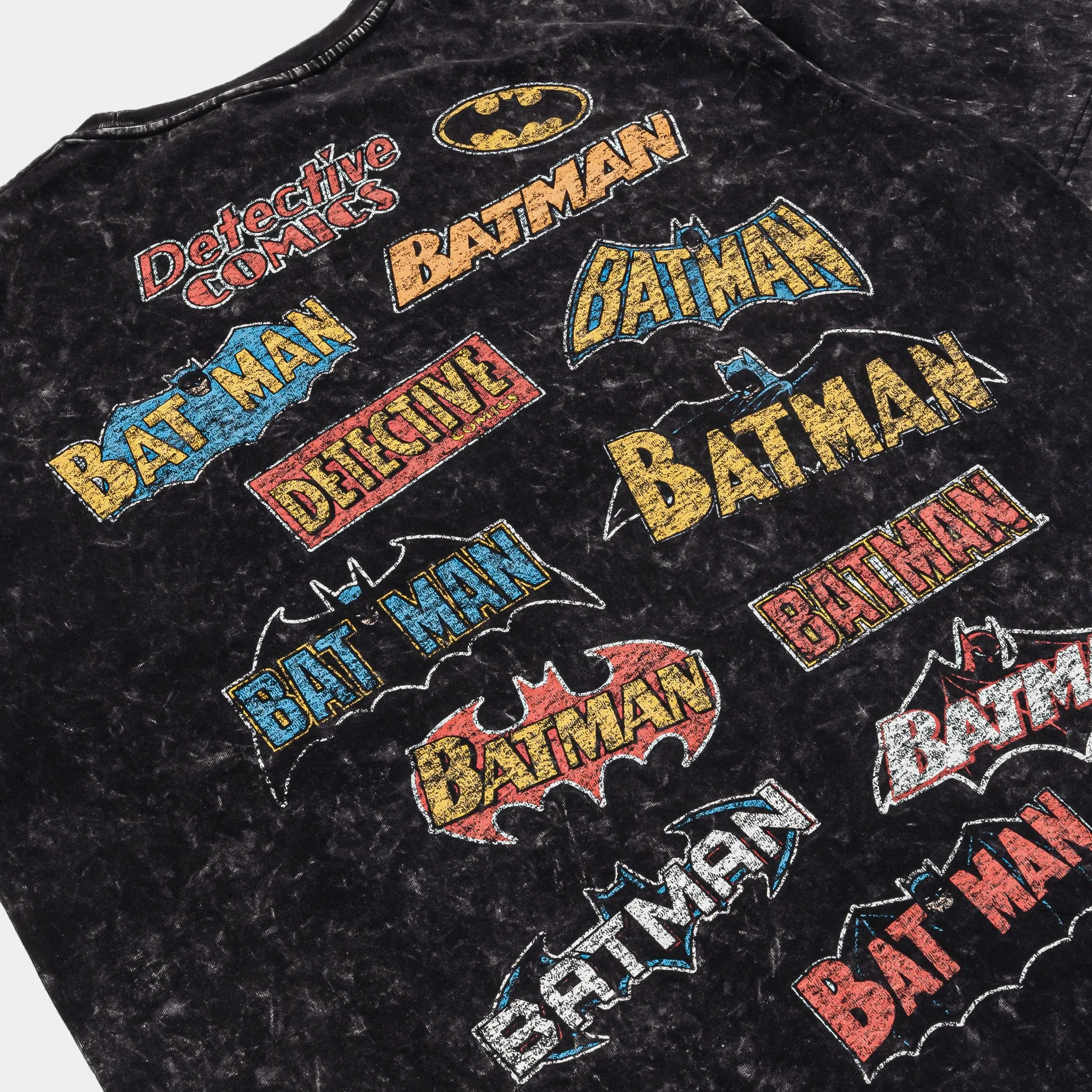 Trendy All-Day Batman DC Golden Age Mens Short Sleeve Shirt (Black/Yellow)