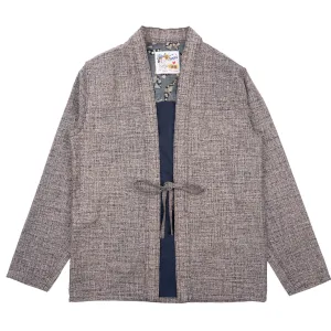Mountain Escape Button front Kimono Shirt - Kimono Scramble - Indigo