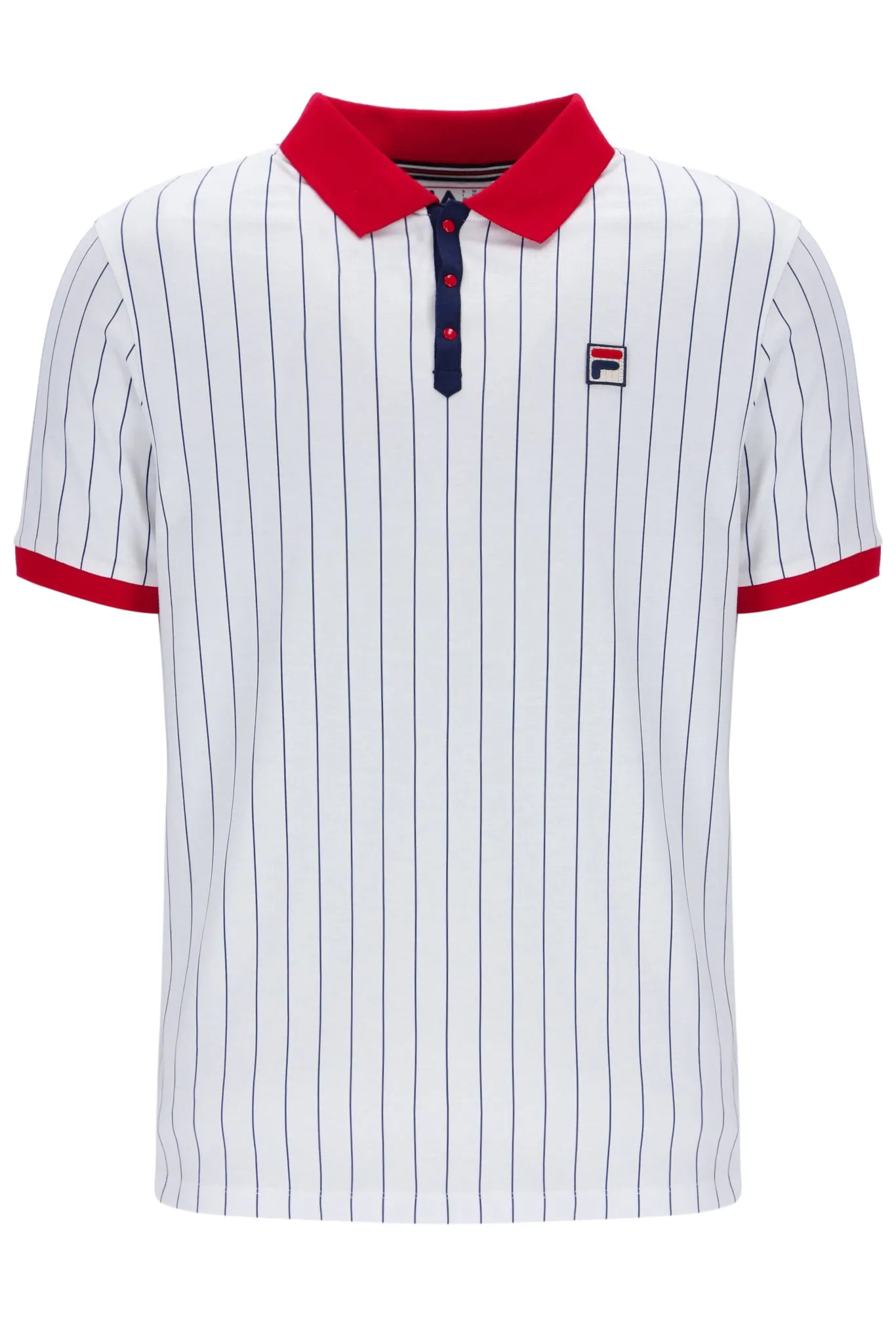 Layered Sleeve Construction Cool and Comfortable BB1 Classic Vintage Striped Polo