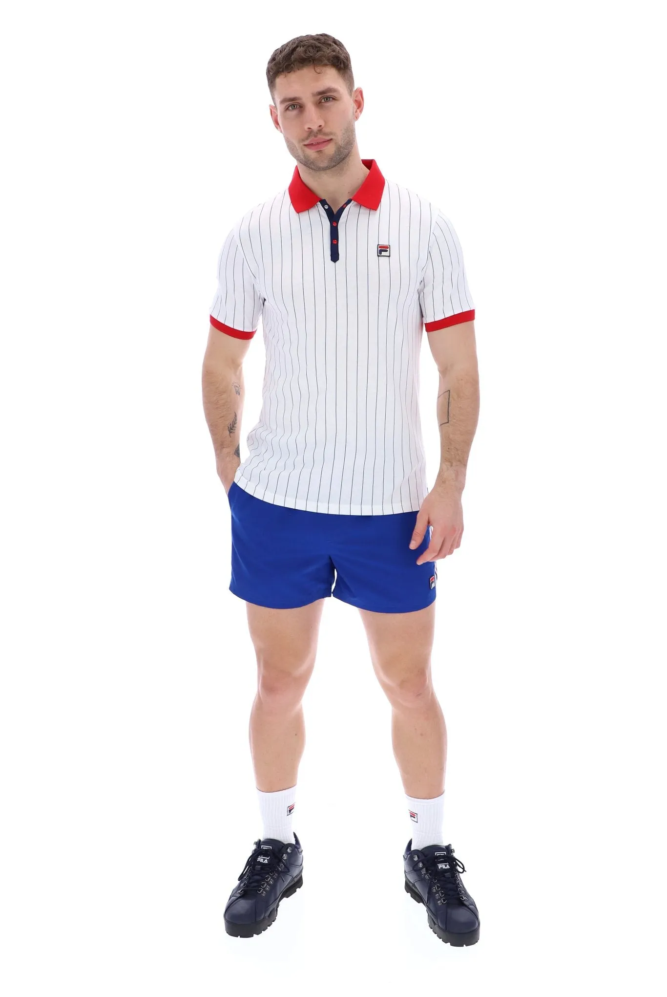 Effortless Daywear Non Iron Finish BB1 Classic Vintage Striped Polo