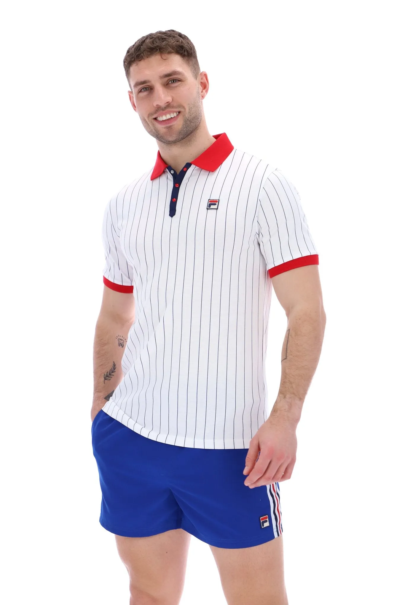 Sporty Style Wear BB1 Classic Vintage Striped Polo
