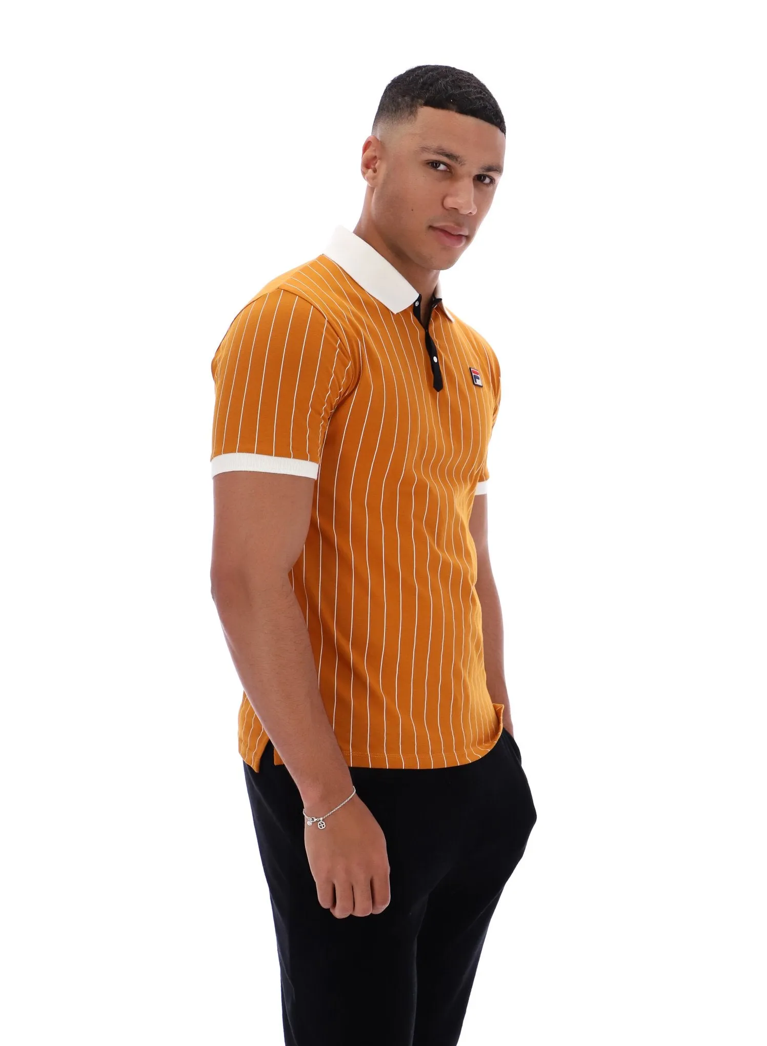 BB1 Classic Vintage Striped Polo Minimalist Look