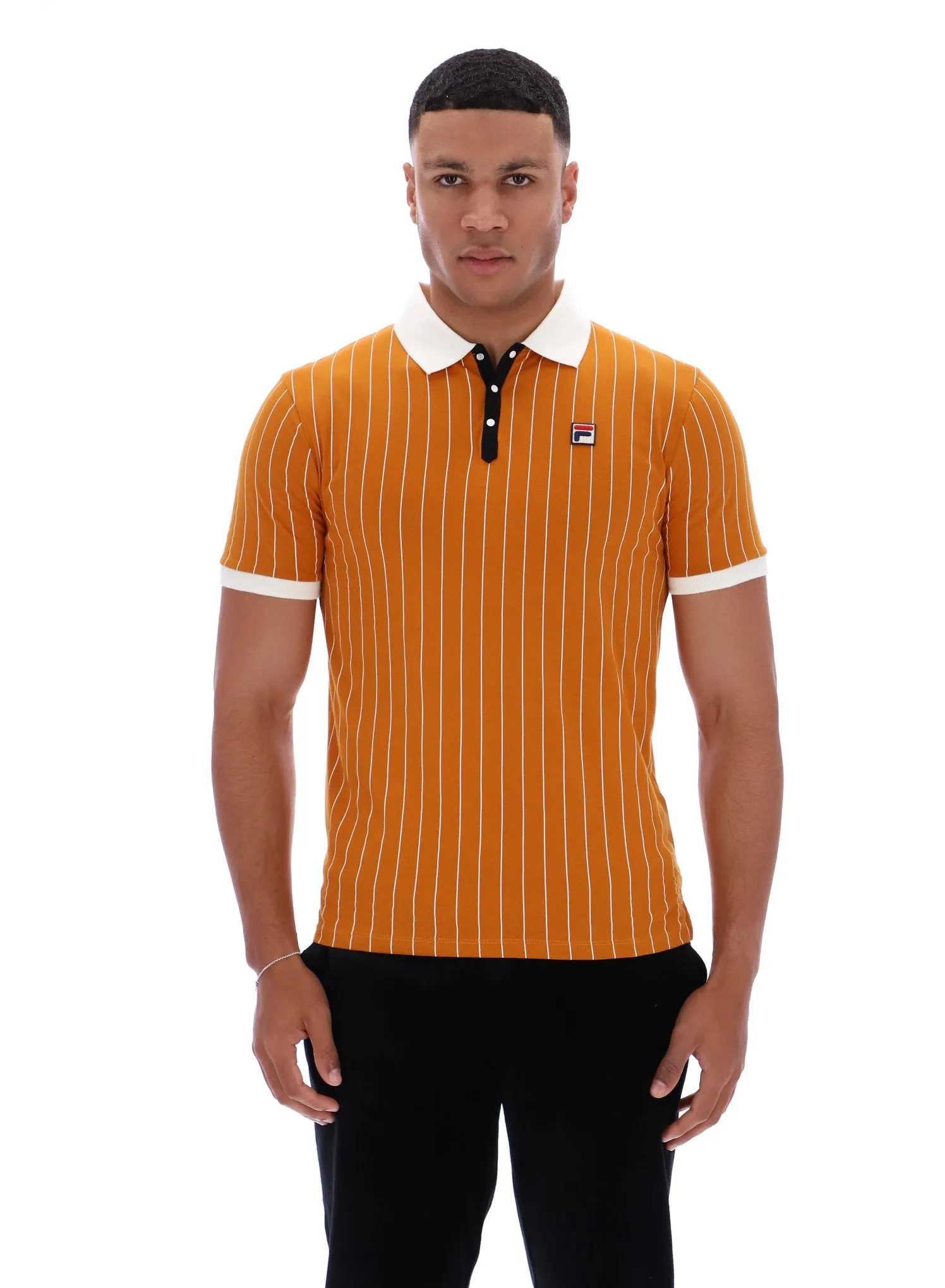 Summer Casual Effortless Look BB1 Classic Vintage Striped Polo