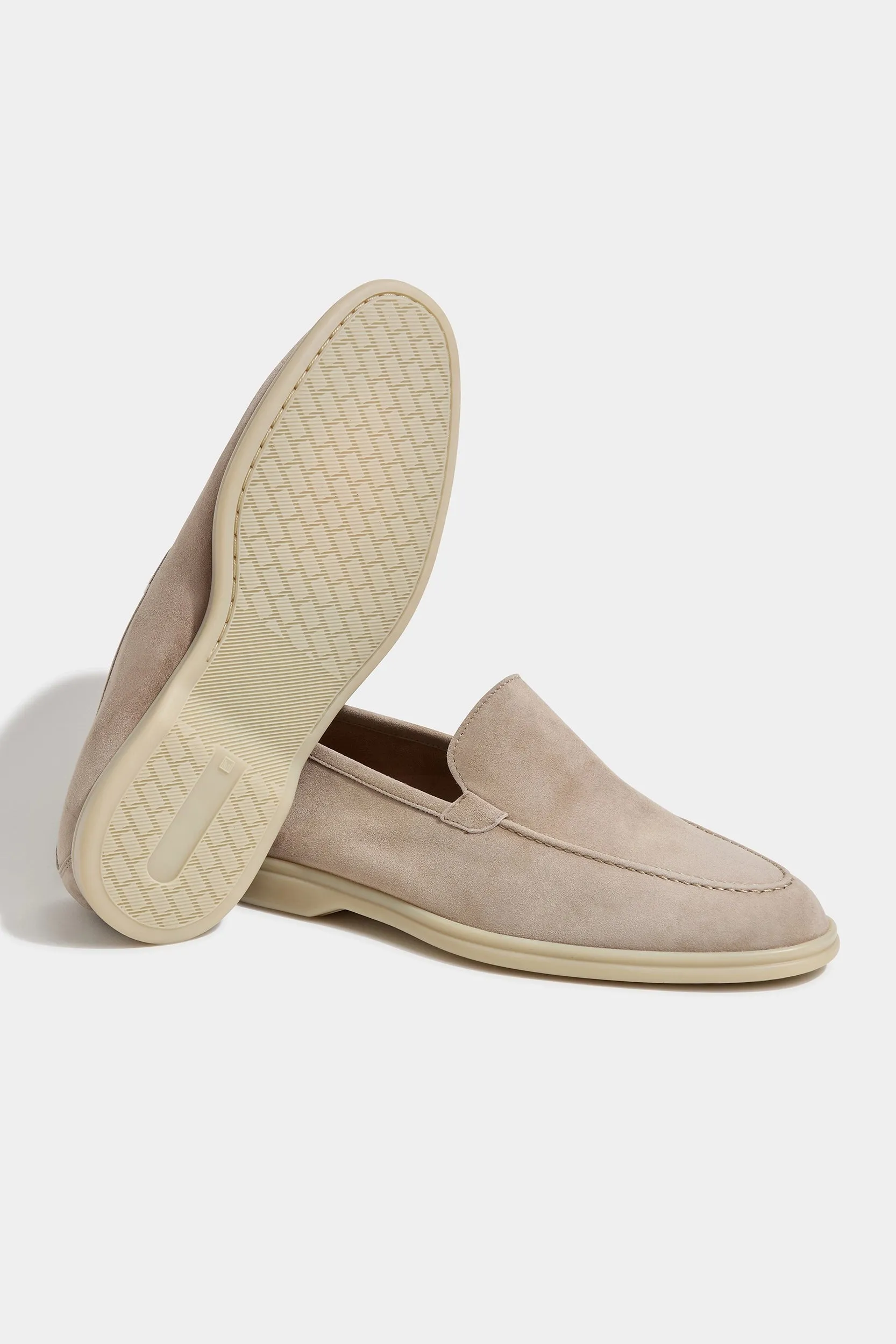 Beige loafers - Made In Italy Leather Upper