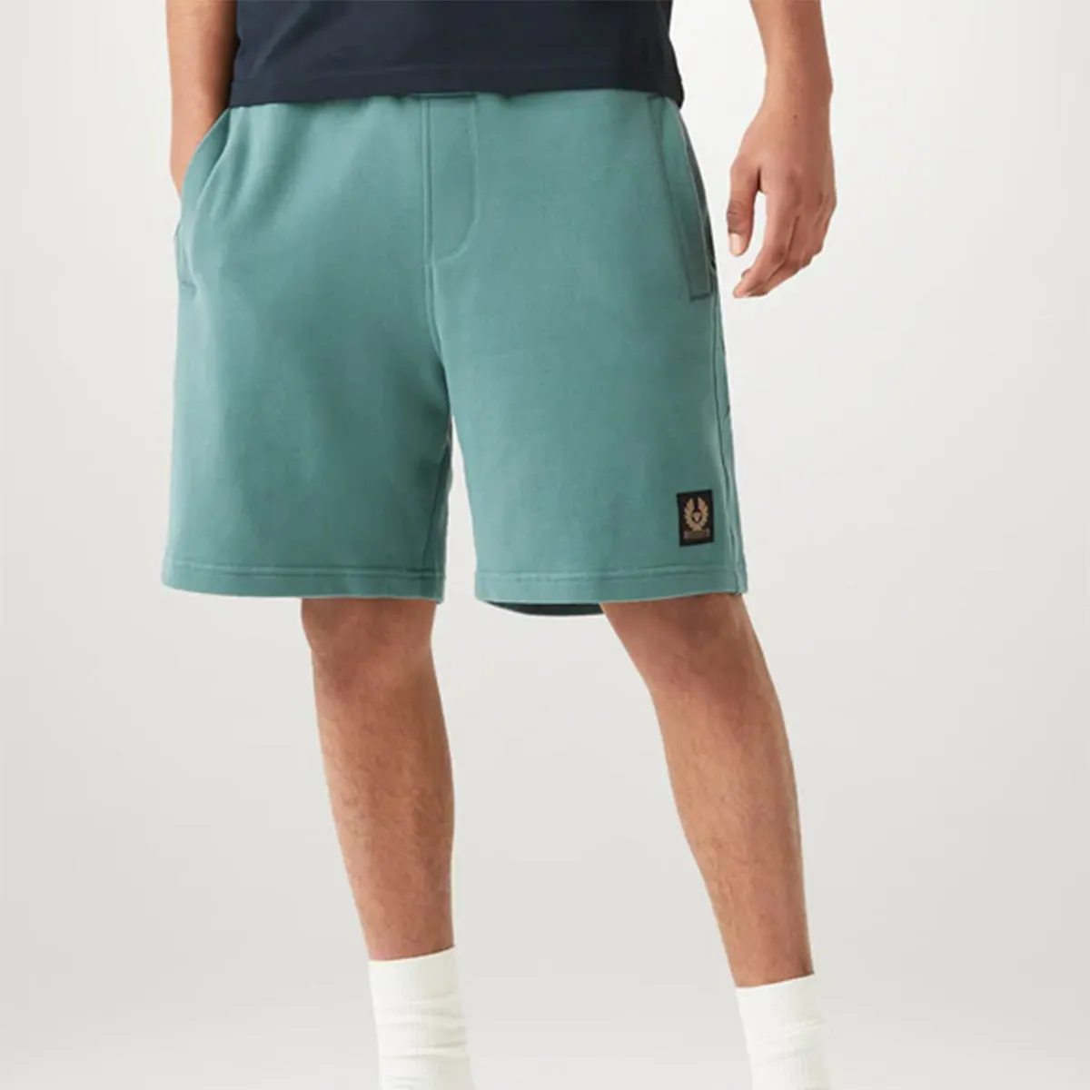 Minimal Finish Breezy Stretch Belstaff - Sweatshorts in Faded Teal