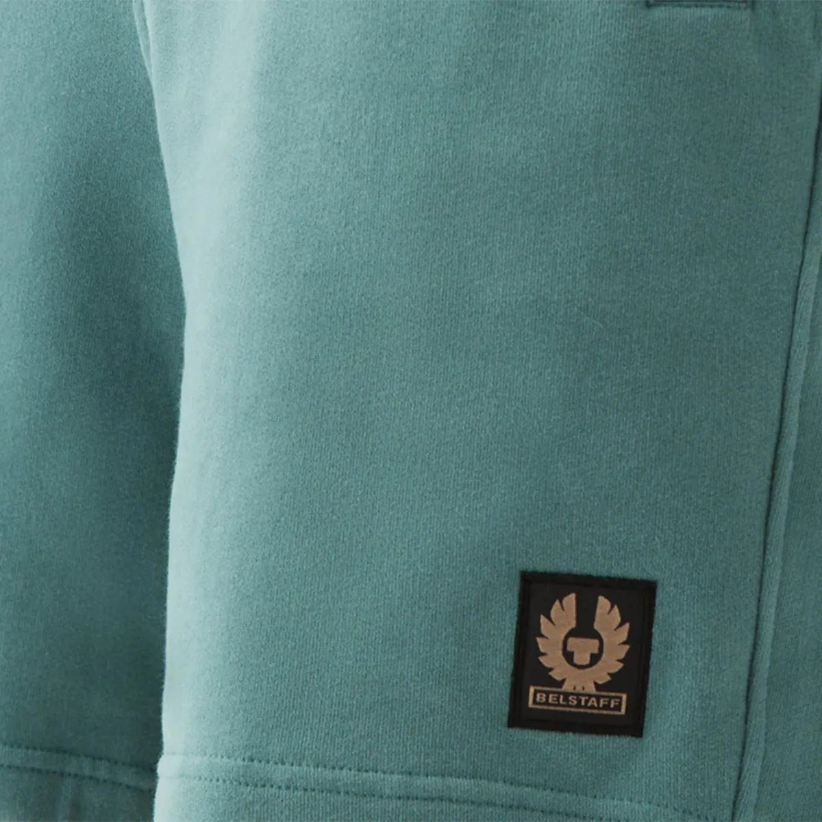 Belstaff - Sweatshorts in Faded Teal Quick Adjust Fit