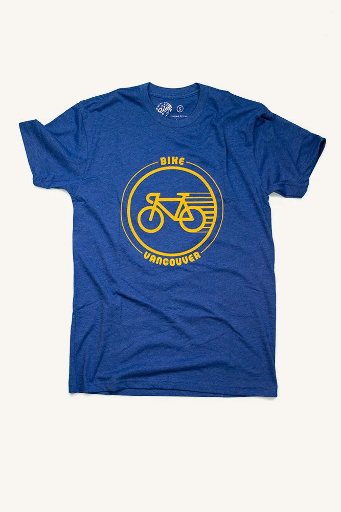 Bike Vancouver T-shirt (Mens) Chic And Comfortable Relaxed Vibes