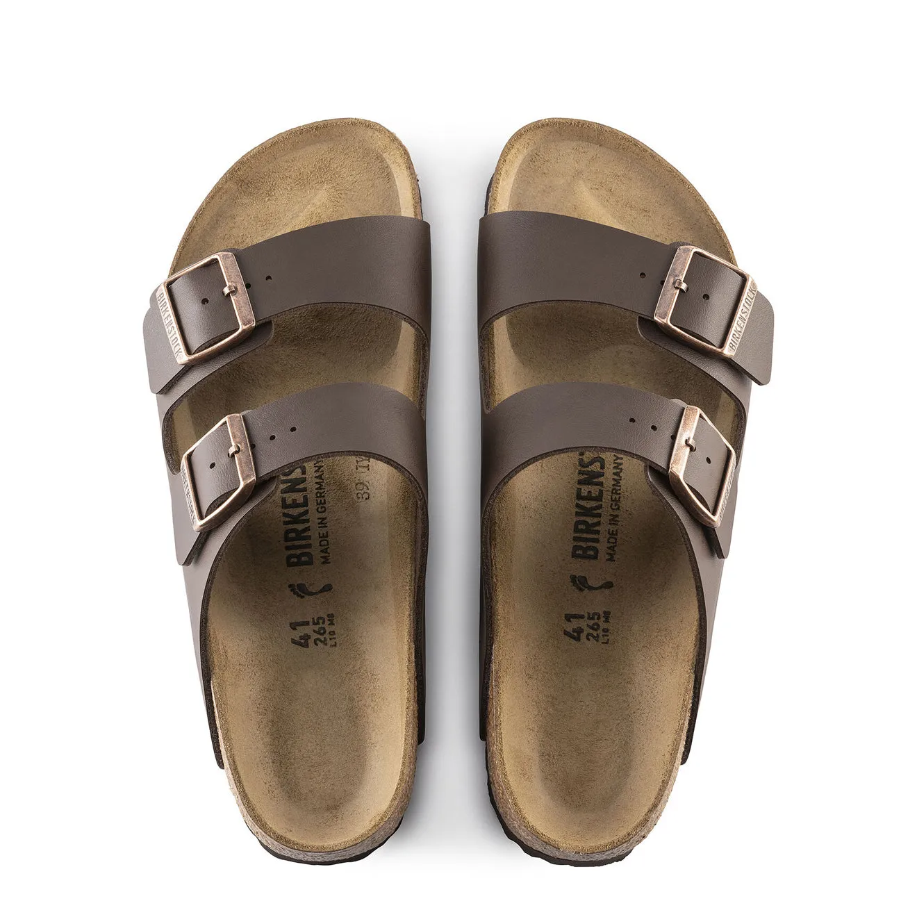 Birkenstock Arizona BF Reg Sandal Dark Brown AI Path
