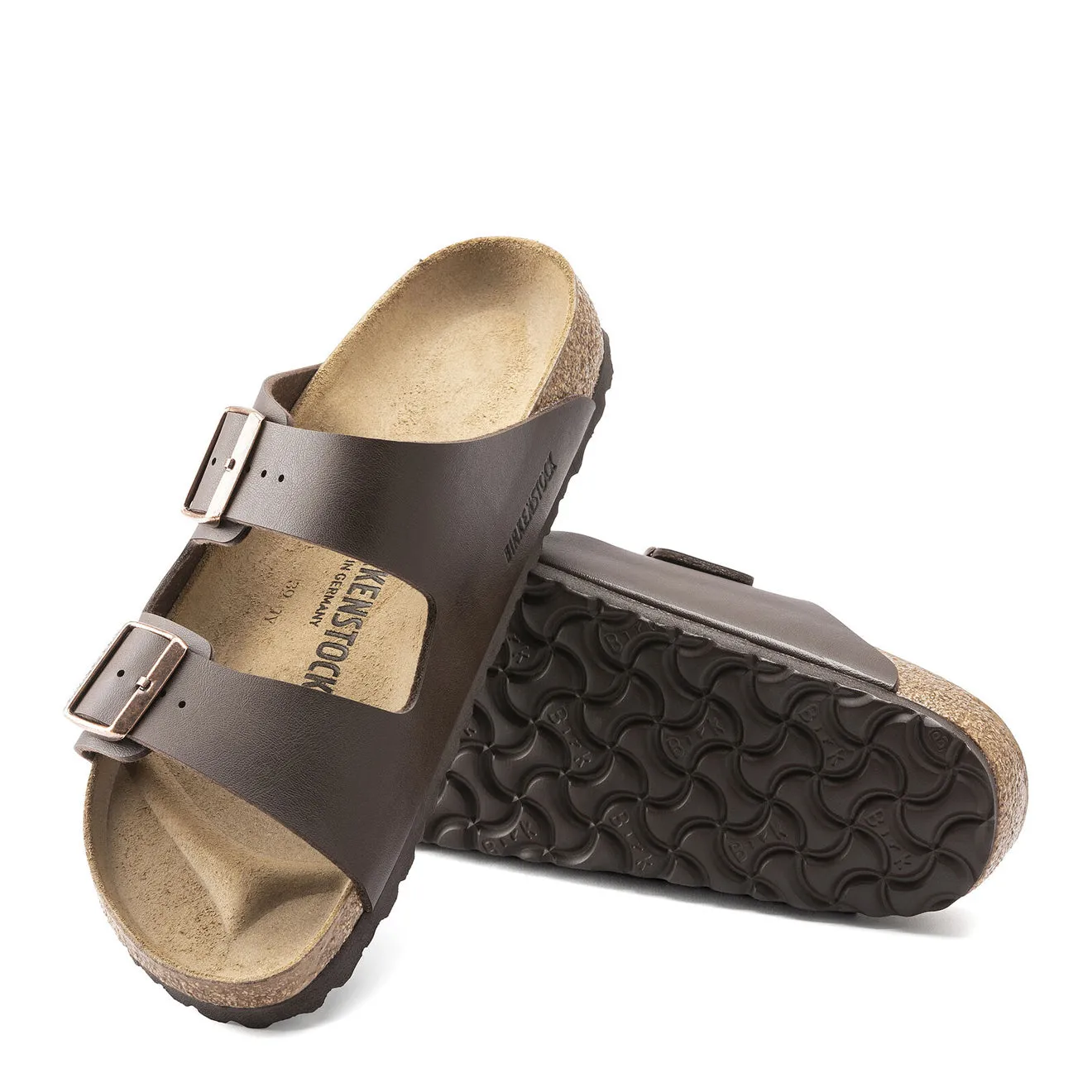Office Cool Long Move Birkenstock Arizona BF Reg Sandal Dark Brown