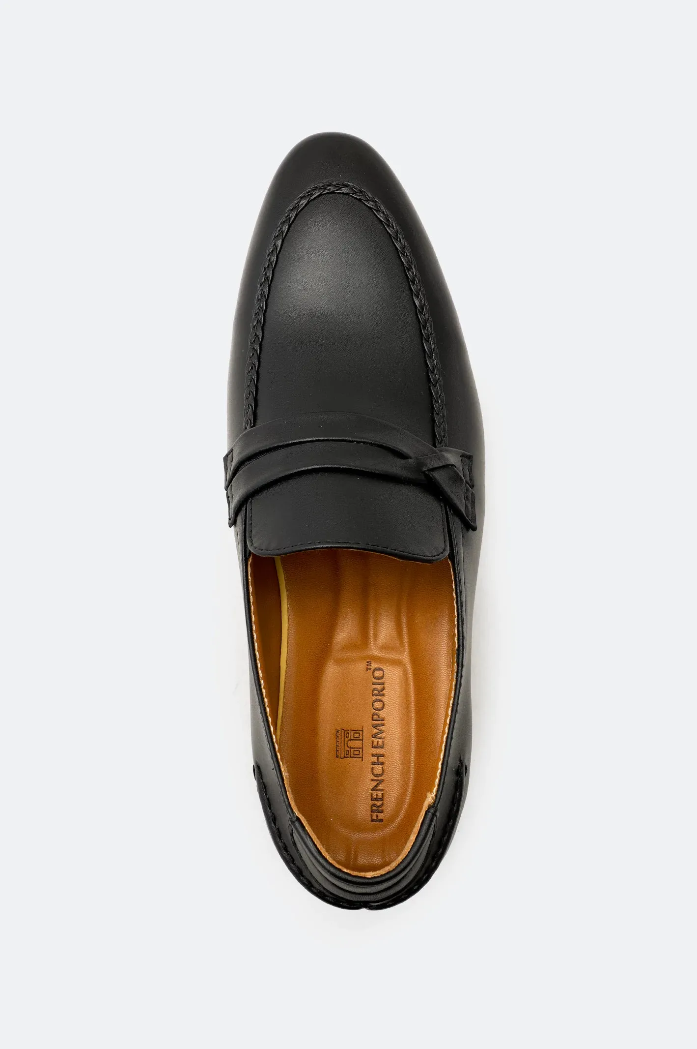 Black Formal Mocassins Shoes Private Office