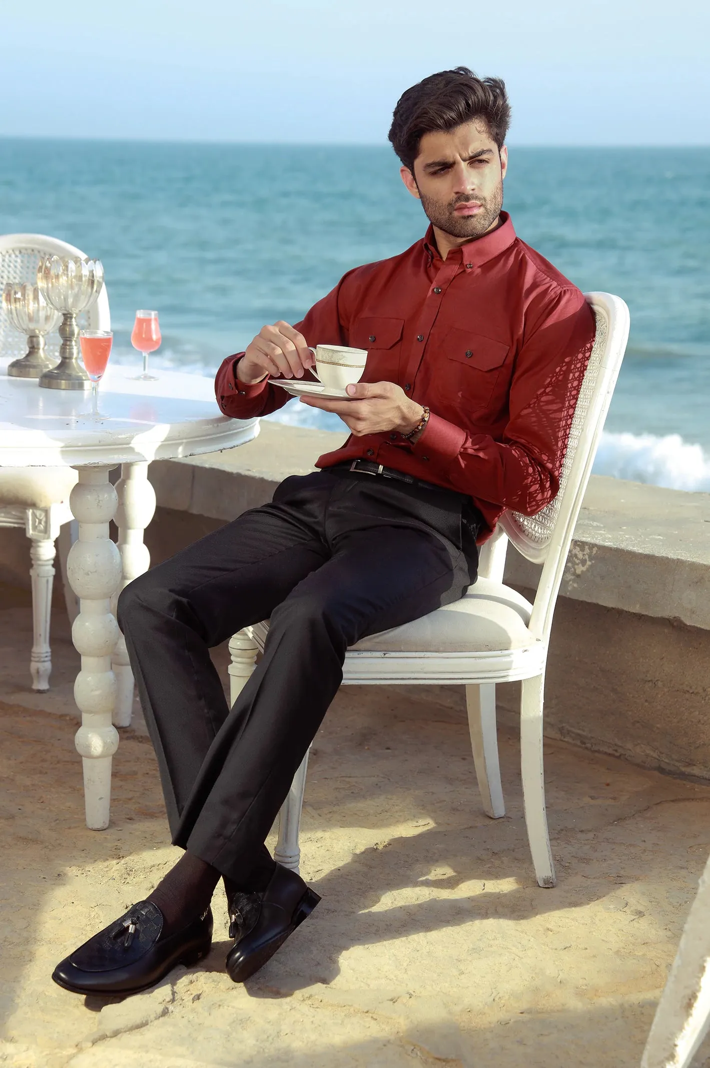 Black Formal Moccassins Shoes Safety Fit