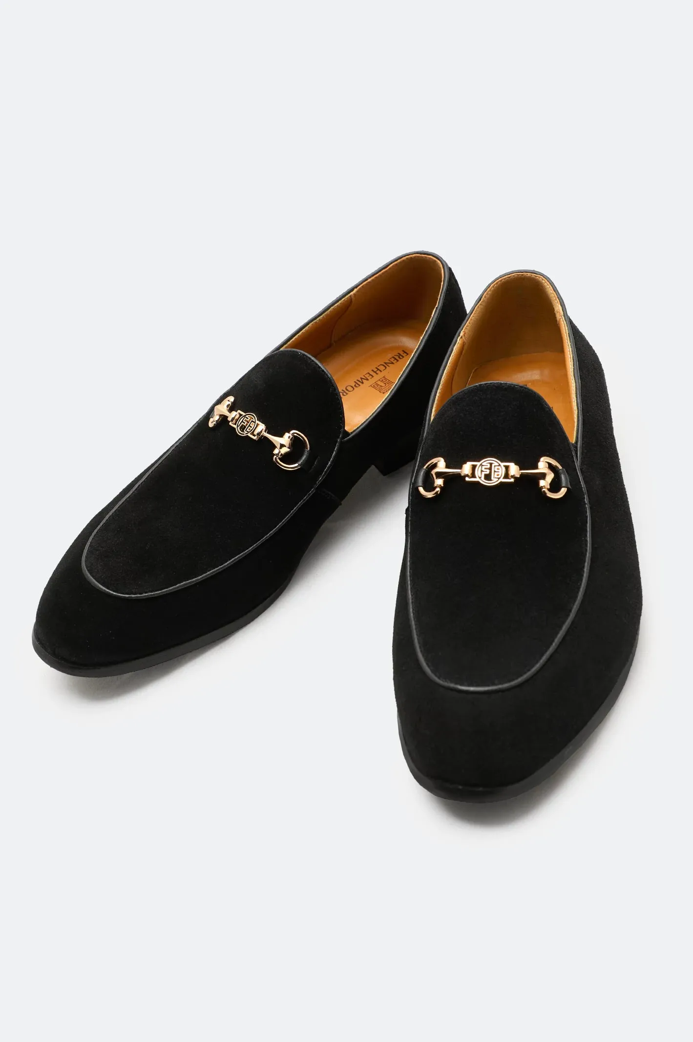 Black Formal Moccassins Shoes Mark Proof Best Man Outfit