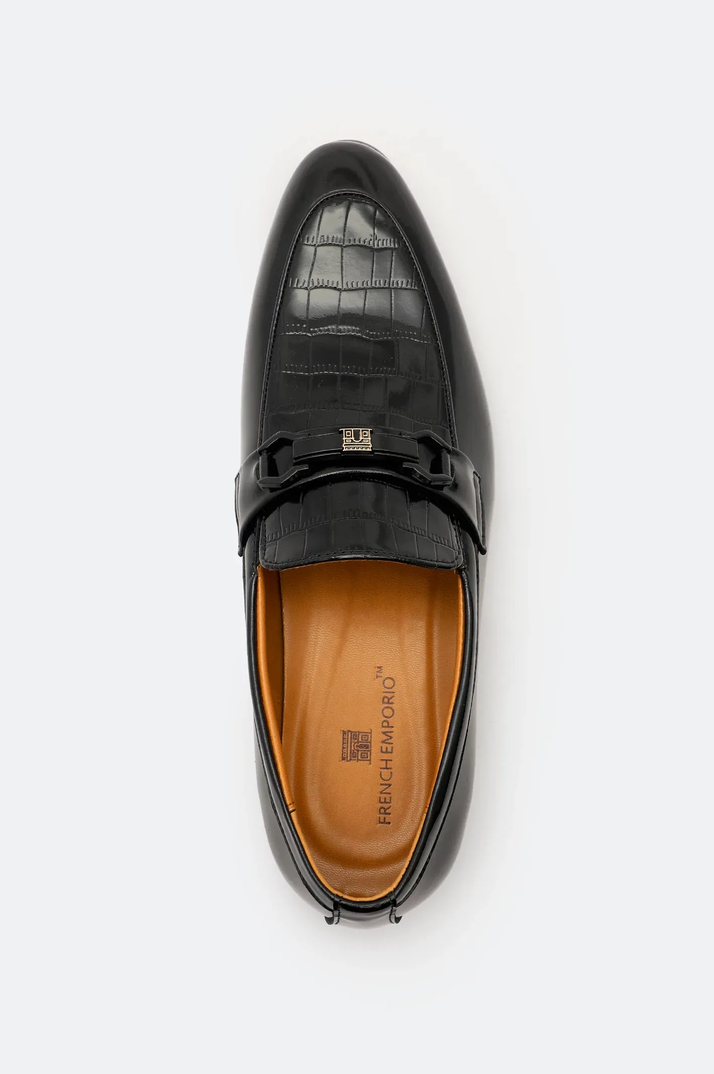 Black Formal Moccassins Shoes Form Shade Designer Runway
