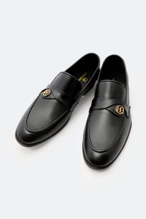 On The Go windproof Black Formal Shoes For Men