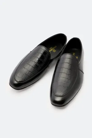 Cross Team Black Formal Shoes For Men