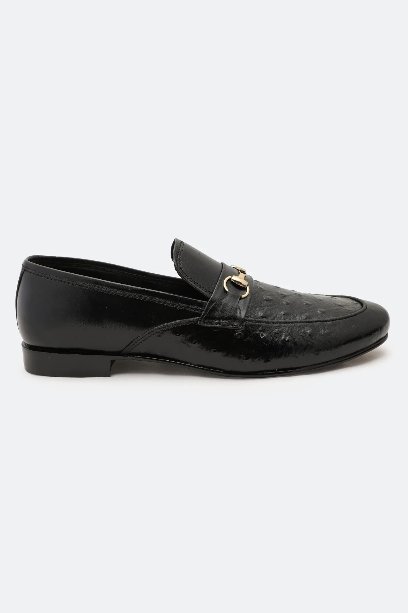 Daily Entry Black Moccasins Formal Shoes