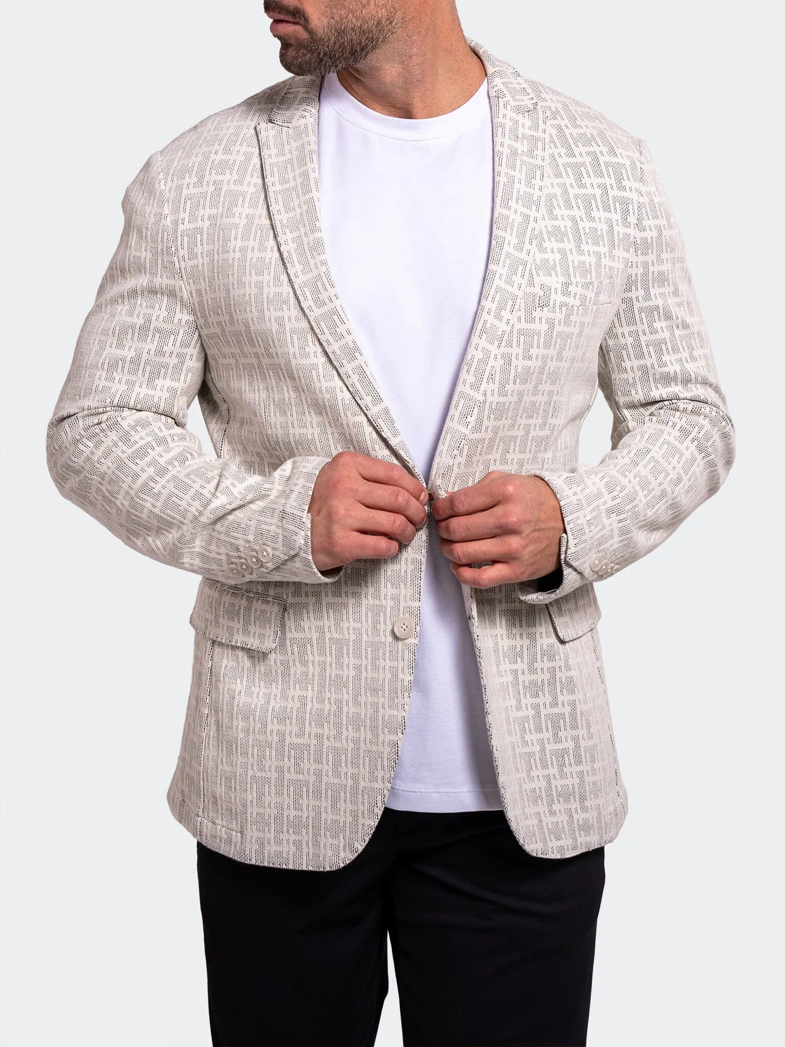 FleeceLined Blazer Ascension0117 White