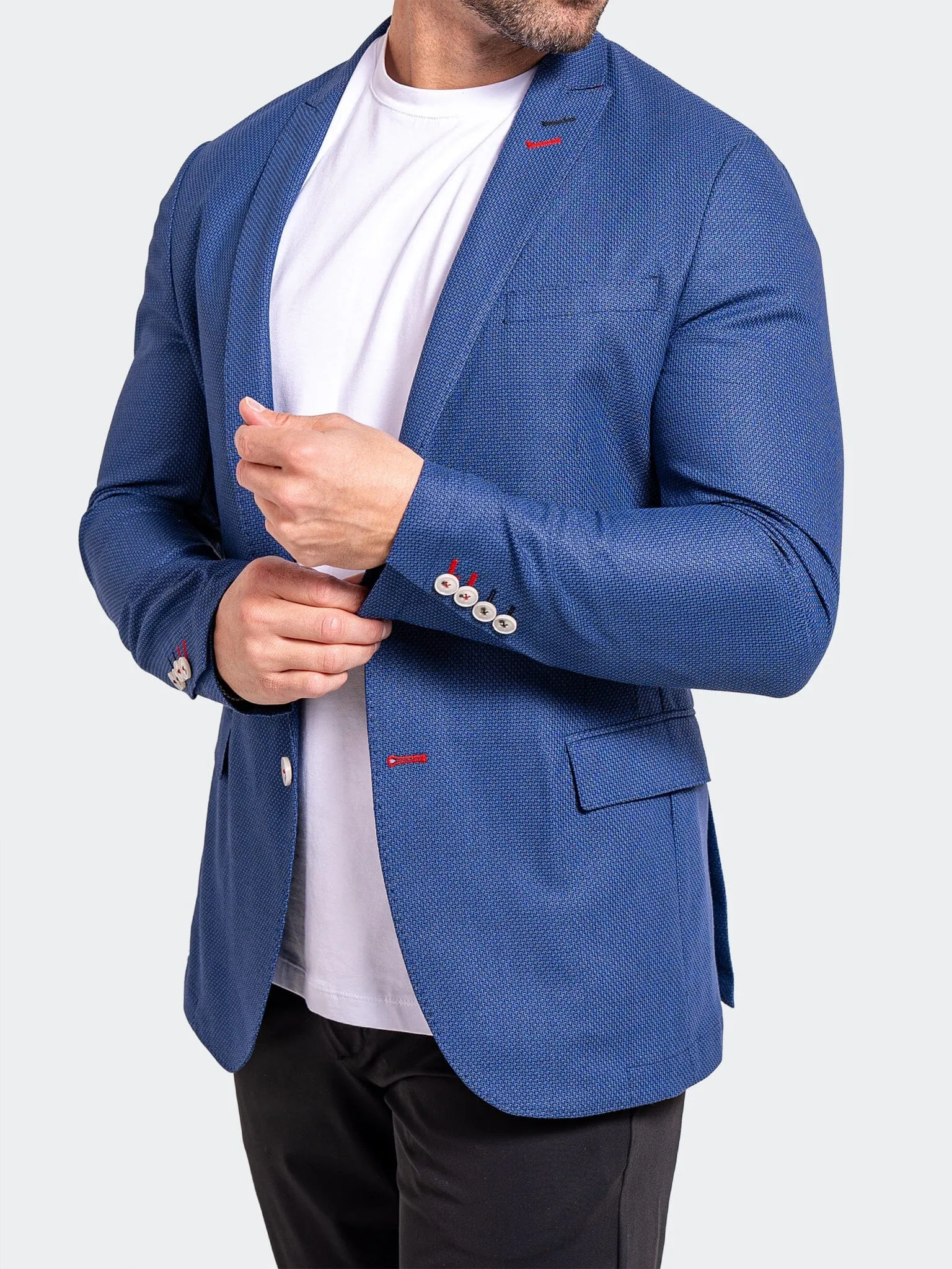 Timeless Fit Style Active Wear Blazer Descartes Ascension2155 Blue