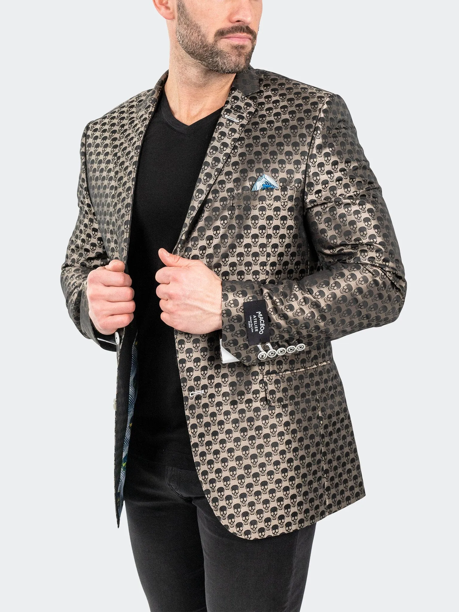Blazer SkullRepeat Brown Functional Piece