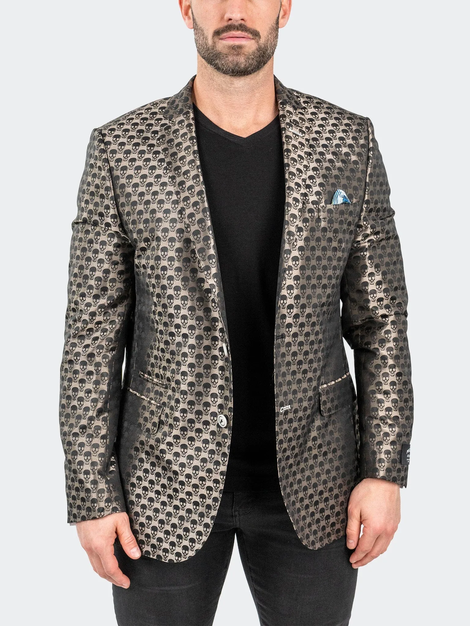 Cross Ventilation Panels All Weather Piece Blazer SkullRepeat Brown