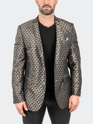 Cross Ventilation Panels All Weather Piece Blazer SkullRepeat Brown