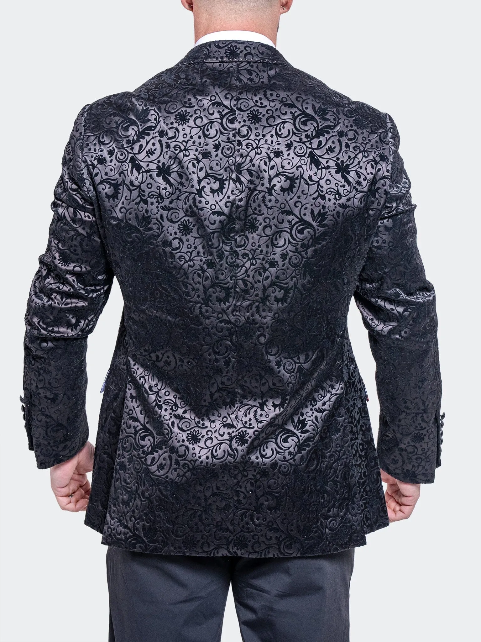 Comfortable Fabric Durable Abrasion Resistant Blazer Socrate Ascension2145 Black