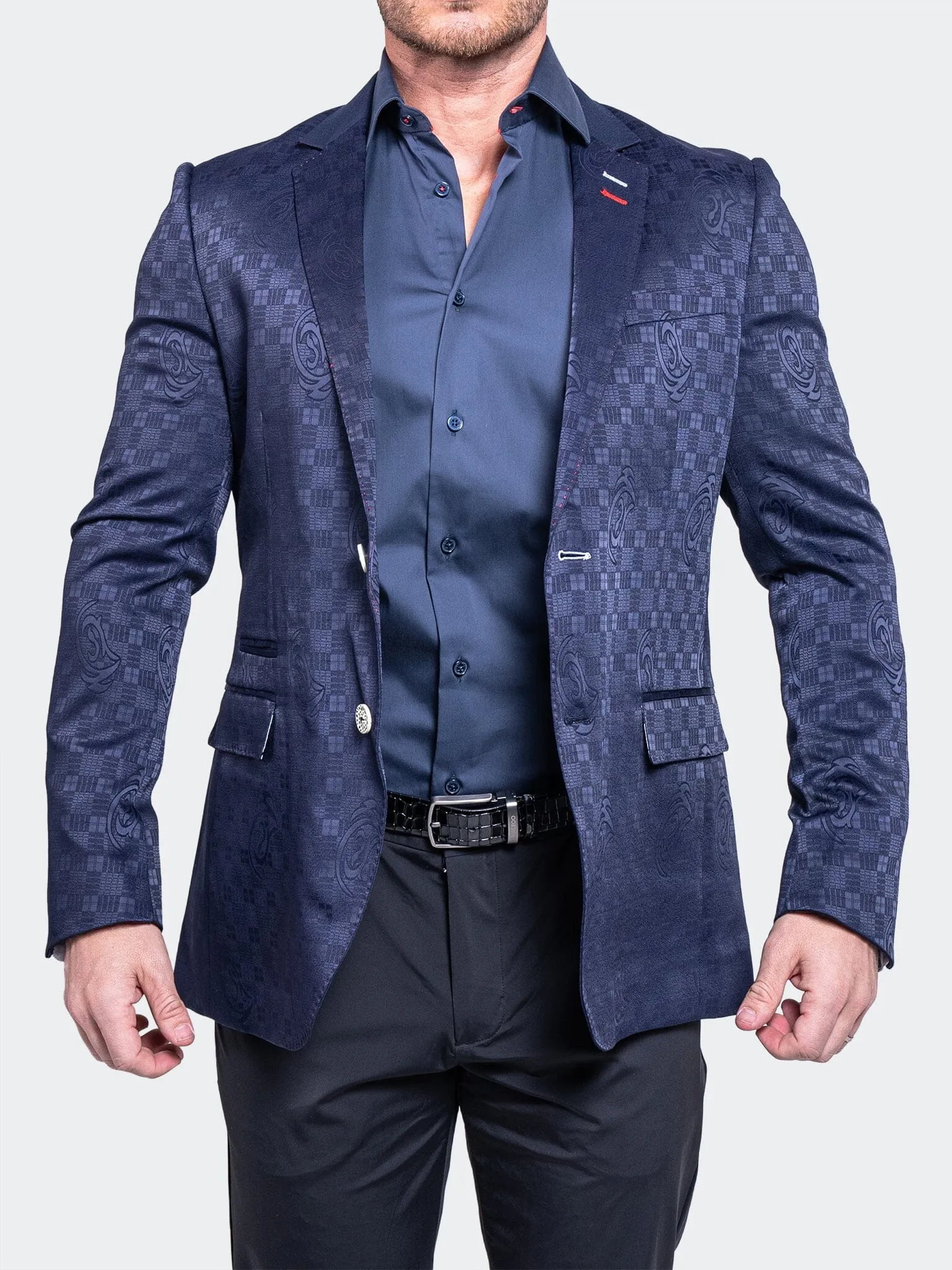 Travel Street Style Cashmere Blend Blazer Socrate Evo Ascension2180 Blue