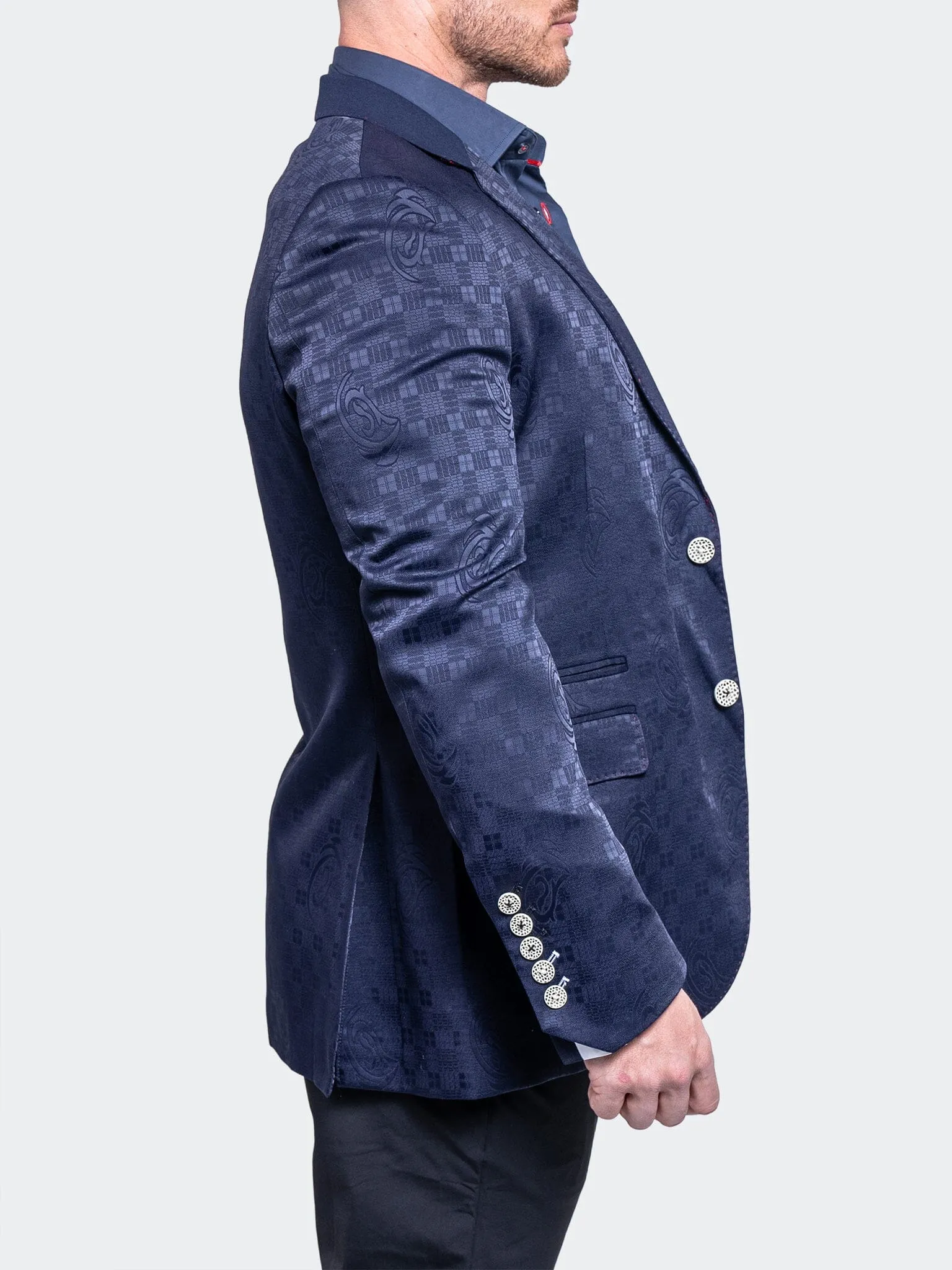 Sustainable Material Blazer Socrate Evo Ascension2180 Blue