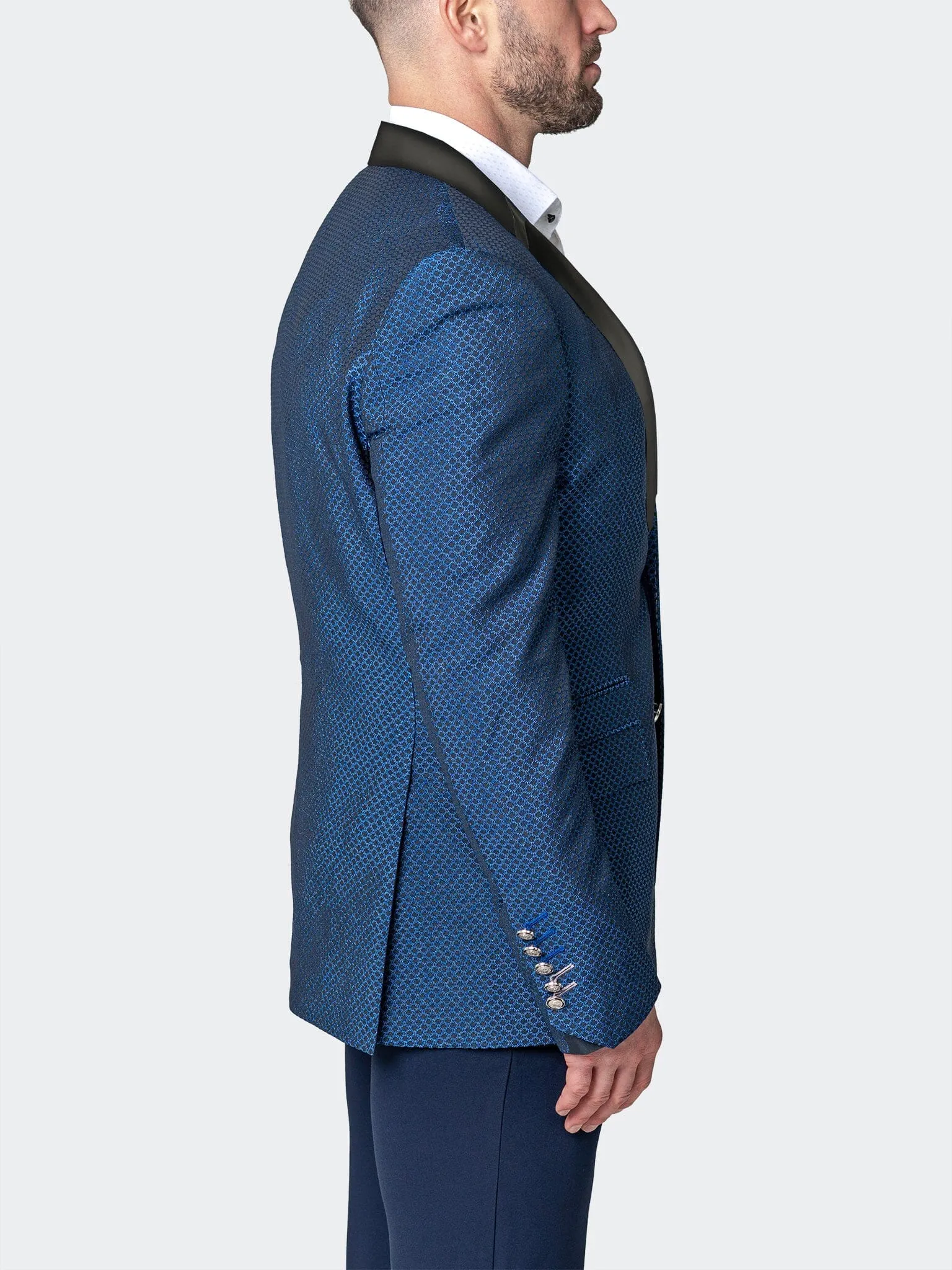 Compressed Packing Design Heat Retention Lining Blazer Socrates Luxer Blue