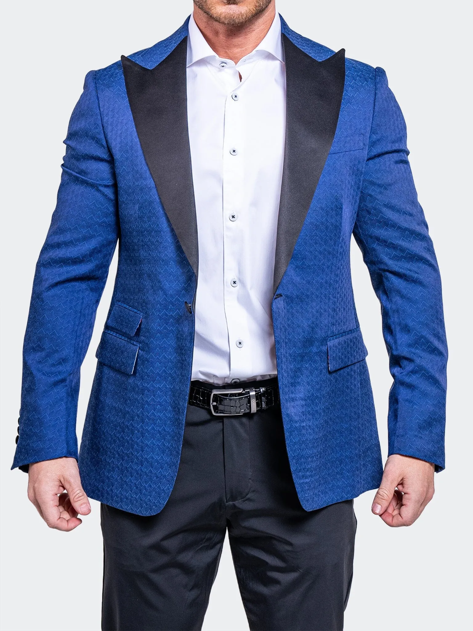 Blazer TF  Ascension2153 Blue Quilted Pattern