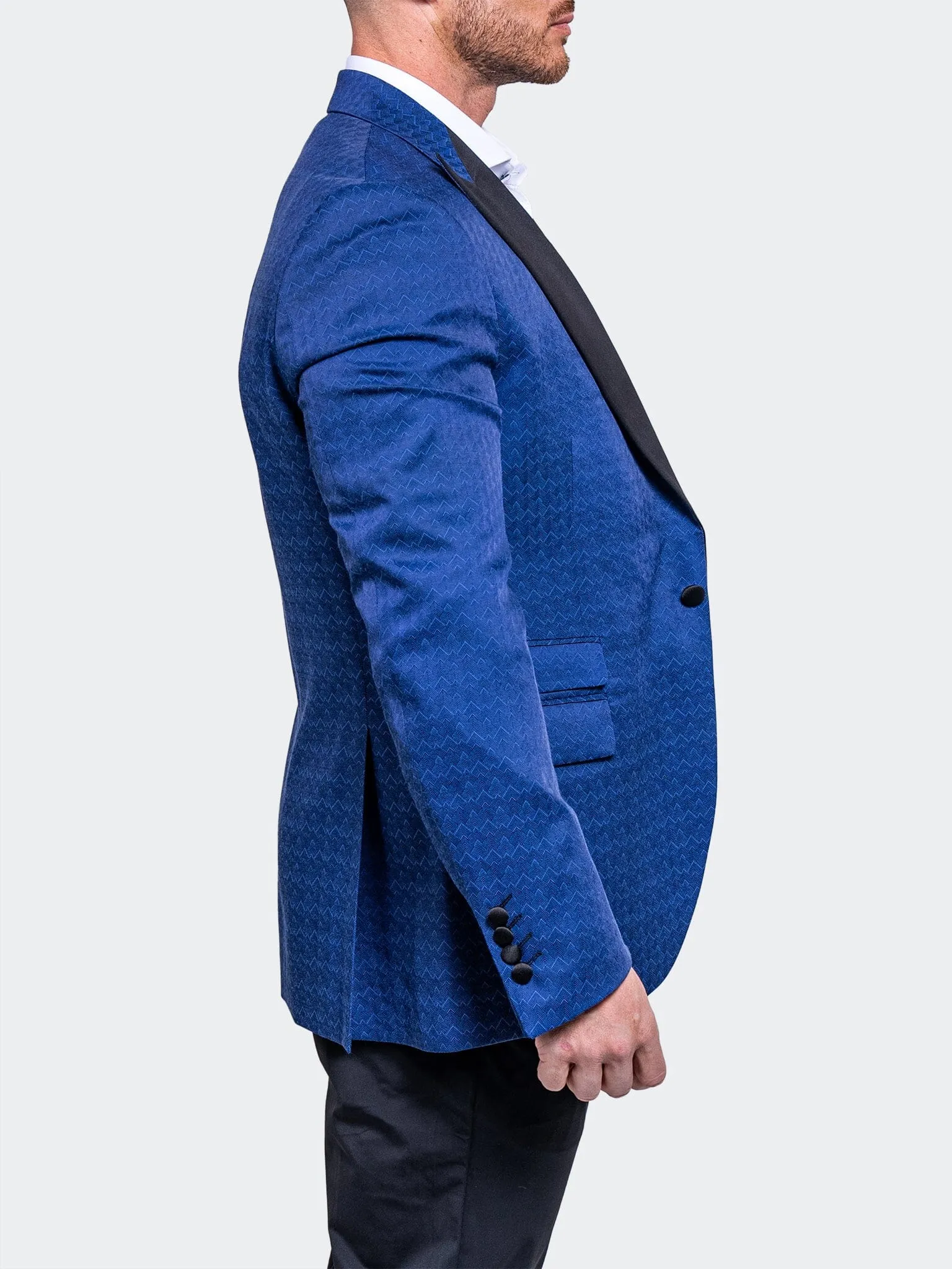 Noise Reduciting Fabric ripstop fabric Blazer TF  Ascension2153 Blue