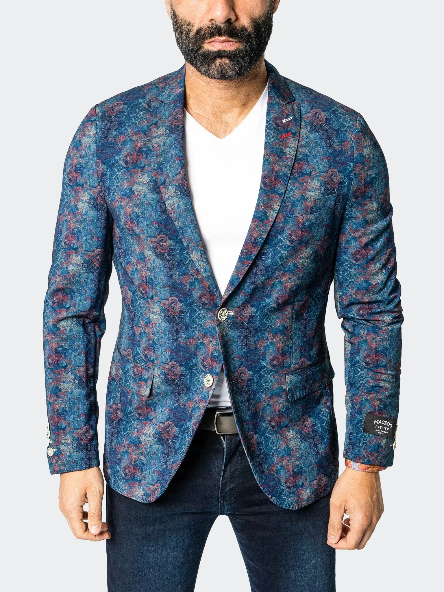 Blazer Unconstructed Descartes BadBoy White Flexible Fit Ventilated Panels